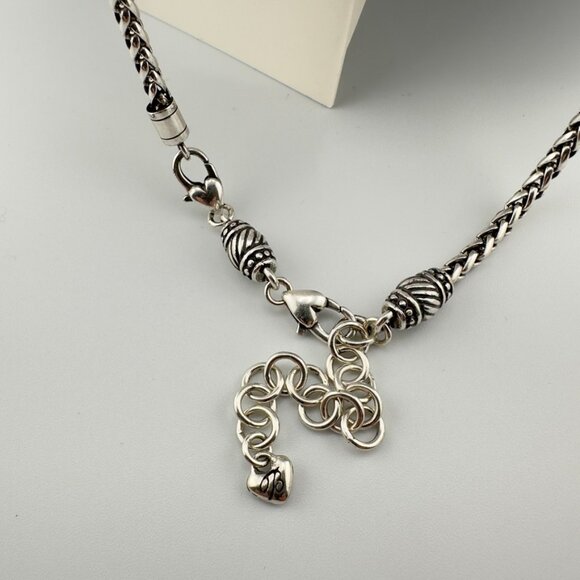 Brighton "Barrel Slide" ABC Add a Charm Classic 3mm Necklace 14 - 16" - Picture 6 of 6